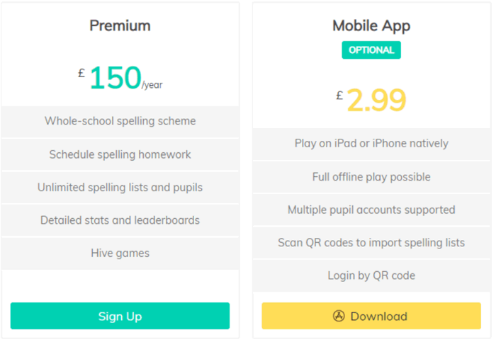 Edshed pricing 2 of 2