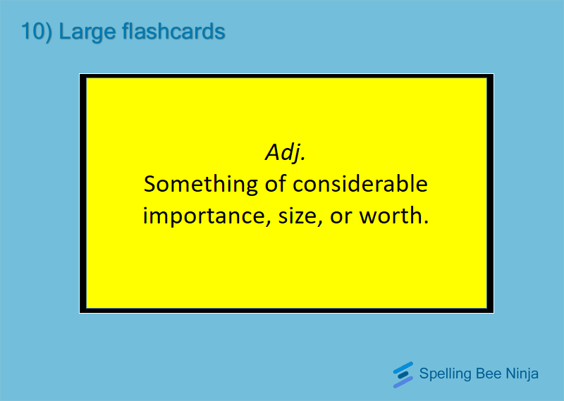 Printing flashcards