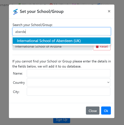 Search your school